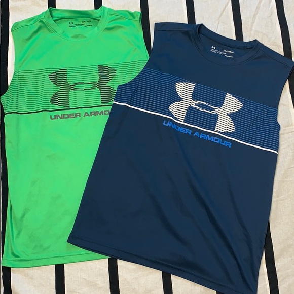 Under Armour Boys Heat Gear Loose Tank Top Youth Large New